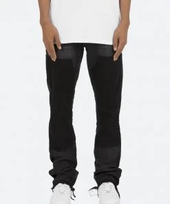 Mnml B118 Work Flare Denim - Black