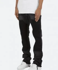 Mnml B118 Work Flare Denim - Black