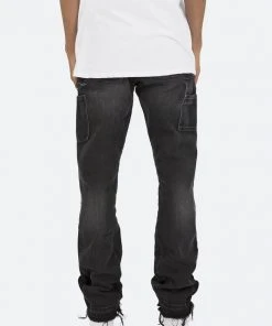 Mnml B118 Work Flare Denim - Black