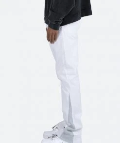 Mnml B119 Flare Denim - White