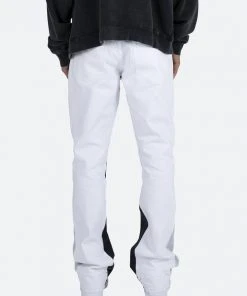 Mnml B119 Flare Denim - White