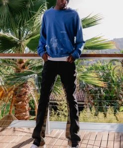 Mnml B126 Flare Denim - Black