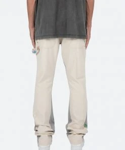 Mnml B260 Flare Denim - White