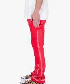 Mnml B404 Flare Denim - Red