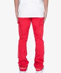 Mnml B404 Flare Denim - Red