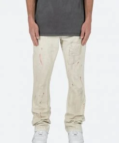 Mnml B410 Flare Denim - Milk