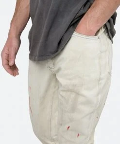 Mnml B410 Flare Denim - Milk