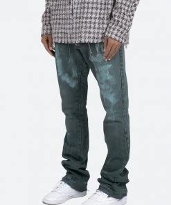 Mnml B415 Flare Denim - Olive