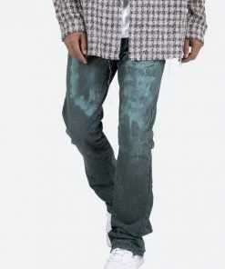 Mnml B415 Flare Denim - Olive