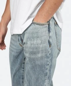 Mnml B424 Patch Flare Denim - Blue