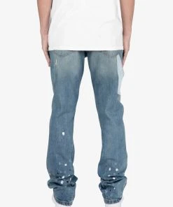 Mnml B425 Patch Flare Denim - Blue