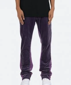 Mnml B428 Corduroy Flare Pants - Purple