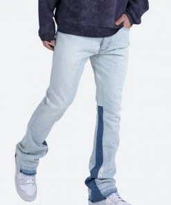 Mnml B431 Peace Flare Denim - Light Blue