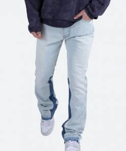 Mnml B431 Peace Flare Denim - Light Blue