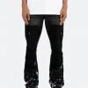 Mnml B448 Work Flare Denim - Black