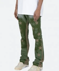 Mnml B451 Star Flare Denim - Olive