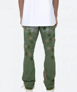 Mnml B451 Star Flare Denim - Olive