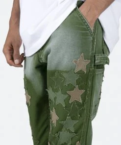 Mnml B451 Star Flare Denim - Olive