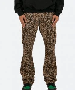 Mnml B471 Cargo Flare Denim - Brown