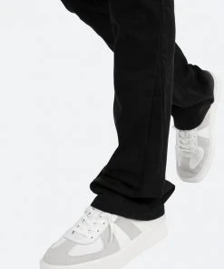 Mnml Denim B472 Twill Flare Pants - Black