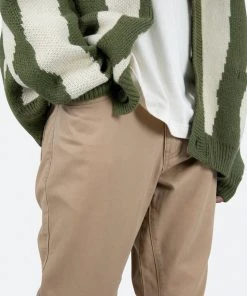 Mnml B472 Twill Flare Pants - Khaki Denim