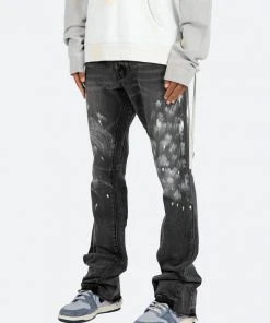 Mnml B477 Flare Denim - Black