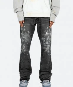 Mnml B477 Flare Denim - Black