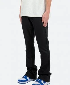 Mnml B478 Croc Flare Pants - Black