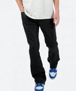 Mnml B478 Croc Flare Pants - Black