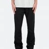 Mnml B478 Croc Flare Pants - Black