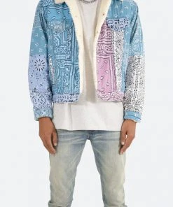 Mnml Bandana Sherpa Trucker - Multi Outerwear