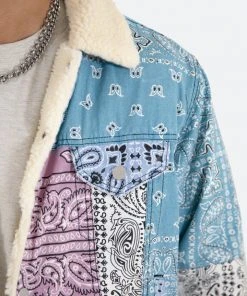 Mnml Bandana Sherpa Trucker - Multi Outerwear