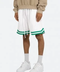 Mnml Basic Basketball Shorts - White/Green