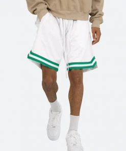 Mnml Basic Basketball Shorts - White/Green