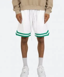 Mnml Basic Basketball Shorts - White/Green