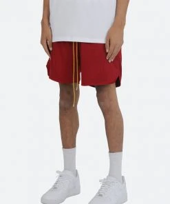 Mnml Basic Mesh Shorts - Red Bottoms