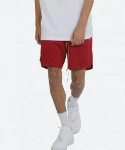 Mnml Basic Mesh Shorts - Red Bottoms