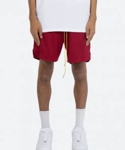 Mnml Basic Mesh Shorts - Red Bottoms