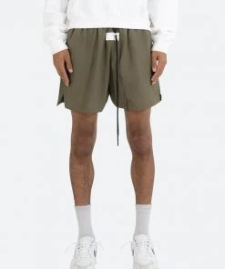 Mnml Basic Runner Shorts - Olive Bottoms