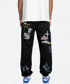 Mnml Bottoms Beach Sweatpants - Black