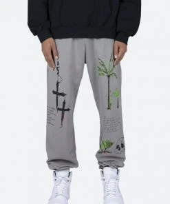 Mnml Beach Sweatpants - Grey Bottoms