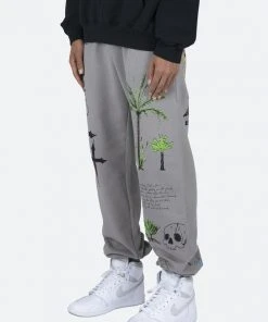 Mnml Beach Sweatpants - Grey Bottoms