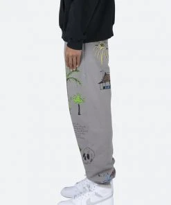 Mnml Beach Sweatpants - Grey Bottoms
