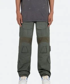 Mnml Biker Cargo Pants - Olive Bottoms