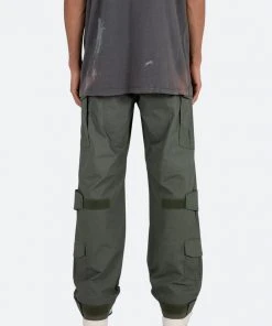 Mnml Biker Cargo Pants - Olive Bottoms