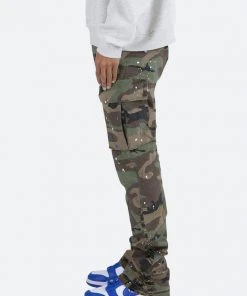 Mnml Bootcut Cargo Pants - Camo Denim