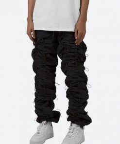 Mnml Bottoms Bungee Cord Pants - Black/Black