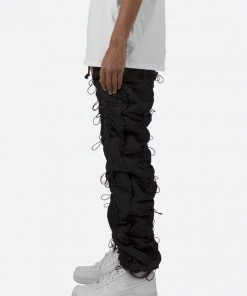 Mnml Bottoms Bungee Cord Pants - Black/Black