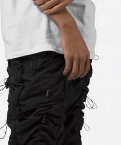 Mnml Bottoms Bungee Cord Pants - Black/Black