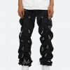 Mnml Bungee Cord Pants - Black/White Bottoms
